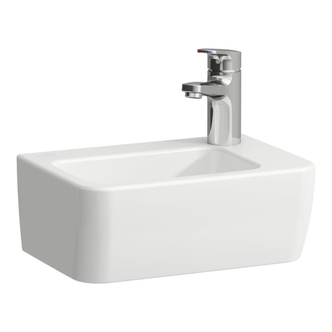 Laufen Pro A lave-mains - 36x25x16.5cm - rectangulaire - trou robinet droite - blanc brillant 0081218