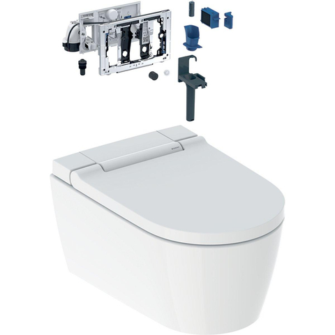 Geberit AquaClean Sela Douche Wc - met duofresh module - 37.5x56.5cm - softclose - keratect - alpine - glans wit SW1119467