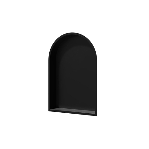 Looox Storage collection Inbouwnis - 32x47x7cm - toog - matt black SW1150309