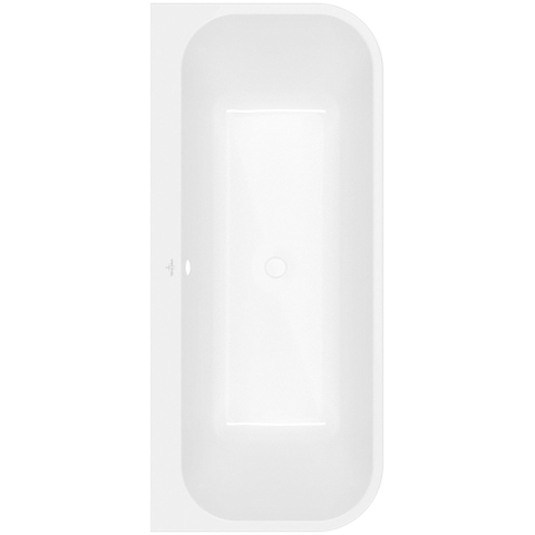 Villeroy & Boch Architectura Bad - 180x80cm back to wall - White (zwart) SW1150381