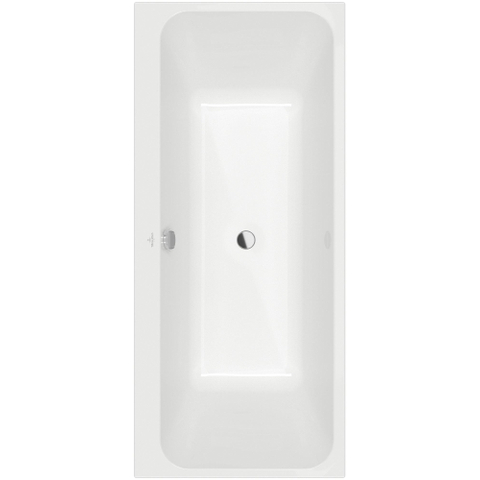 Villeroy & Boch Architectura kunststof - inbouw duobad acryl rechthoekig - 180x80x41.5cm - zonder poten - wit SW1150370