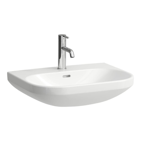 Laufen Lua Lavabo 60x46x20,7cm 1 trou de robinet avec traitement anticalcaire Céramique blanc SW786245