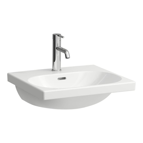 Laufen Lua Lavabo 50x46x20.7cm 1 trou de robinet sans traitement anticalcaire Céramique Blanc SW786189