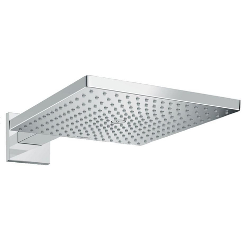 Hansgrohe Raindance e Square - hoofddouche E300 - 1jet - met douchearm 39cm - 30x30cm - hoogglans chroom SW157192