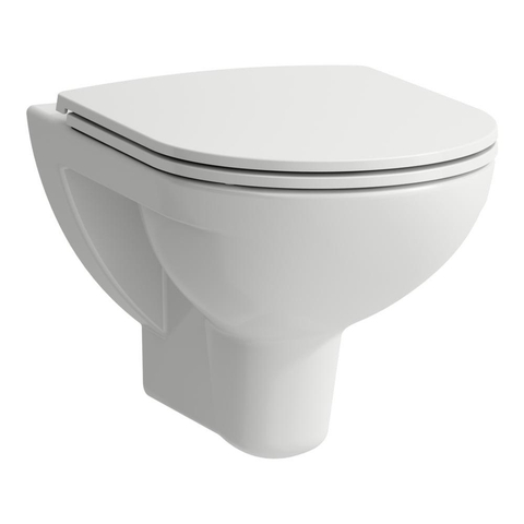 Laufen Pro hangtoilet – Rimless – diepte 53 cm – met softclose Slimseat zitting – glans wit SW97458