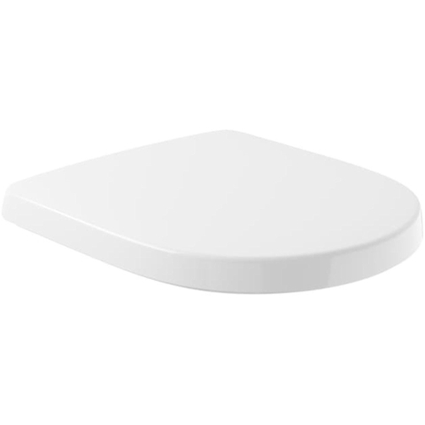 Villeroy & Boch O.novo closetzitting - met deksel - compact - White Alpine (glans wit) 0124180