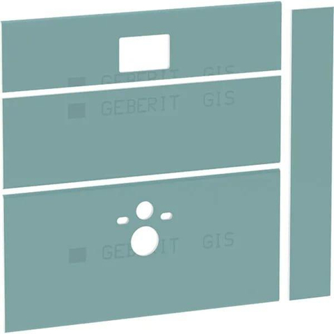 Geberit Gis easy plaques de plâtre pour module WC avec réservoir UP300 et UP320 frontal 130x130cm 2200622