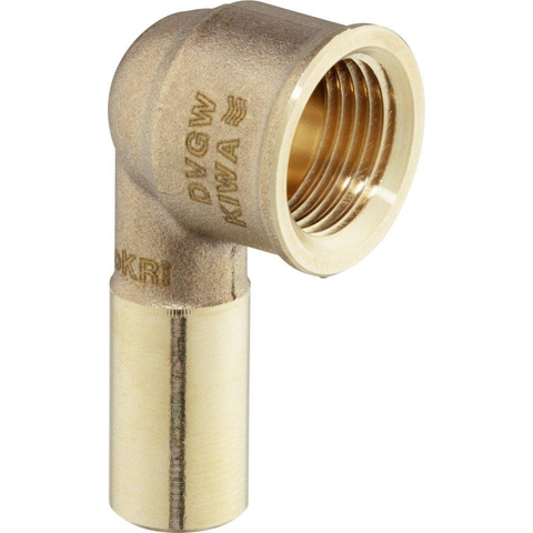 Viega Sanpress Insteekknie SC 90° 15x1/2 brons 7541338