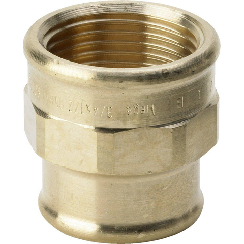 Viega brons verloopmof FF 34 x 12 GA48572