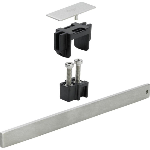 Viega Advantix vario grille à encastrer 20cm avec accessoires de montage inox mat GA86781