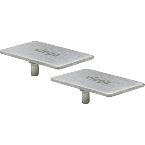 Viega capuchons décoratifs inox (set 2 pièces) finition mate 0500117