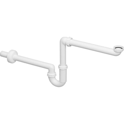 Viega siphon de meuble gain de place en plastique 1 1/4 x 40 blanc GA59378