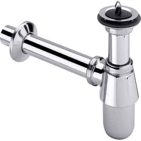 Viega bouchon universel siphon à gobelet avec tube mural 5/4 avec rosace chrome 0500577