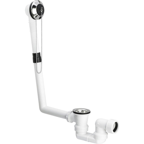 Viega Citaplex bonde de baignoire et combinaison de trop-plein avec bouchon et chaîne 40mm 0500315