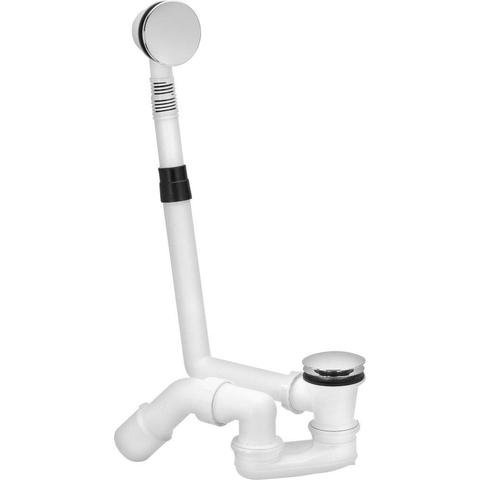 Viega Citaplex garniture de vidage et de trop-plein pour baignoire à fermeture clic-clac laiton Chrome GA92327