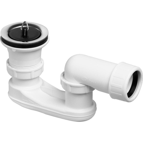 Viega évacuation de receveur de douche complète pour receveur de douche avec trou 52mm avec siphon haut chromé 0520272