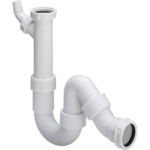 Viega hostaleen siphon universel 6/4x40mm avec raccordement pour machine à laver avec raccord à serrage 0520497