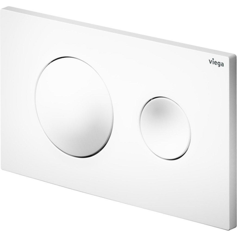 Viega Prevista bedieningsplaat Visign for Style 20 13x22cm kunststof alpine wit SW358045