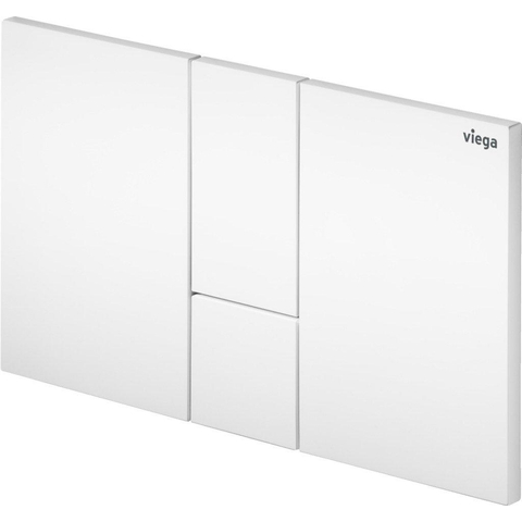 Viega Prevista bedieningsplaat Visign for Style 24 13x22cm kunststof alpine wit SW359013