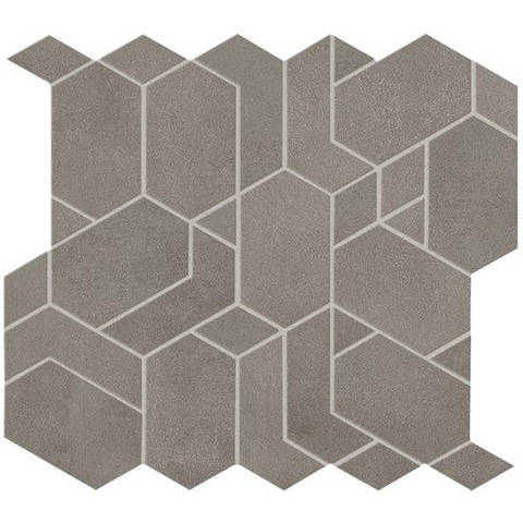 Ceralto Dorsena Mozaïektegel - 31x33.5cm - 9mm - Smoke mat SW1129654