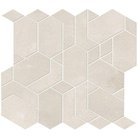 Ceralto Dorsena Carreau mosaïque - 31x33.5cm - 9.0mm - rectifié - White SW1129658
