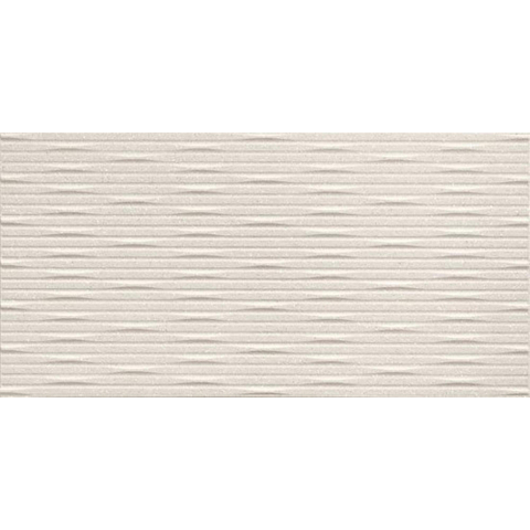 Ceralto Silevo Mineral Wall Carve Carreau mural - 40x80cm - 8.5mm - rectifié - Whittle ivory SW653205