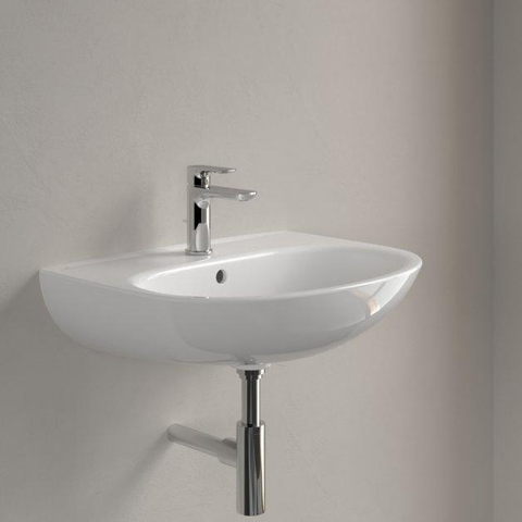 Villeroy & Boch O.novo wastafel - 60x46x18cm - met overloop - White Alpine (glans wit) SW878452