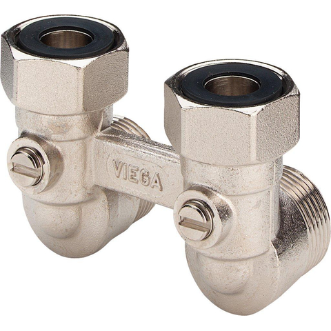 Viega Pexfit Onderblok haaks voor radiatoren 3/4x50mm 7542199