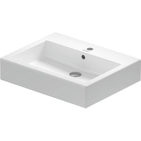 Duravit Vero lavabo - 60x47x16.5cm - rectangulaire - 1 trou de robinet - avec trop-plein - blanc 0290104