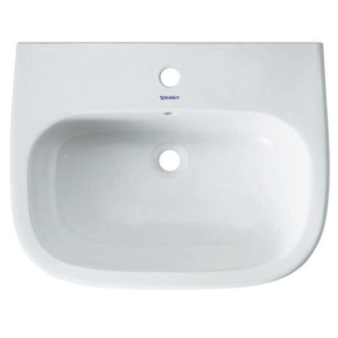 Duravit D-code Wastafel - 60x46cm - glans wit 0315102