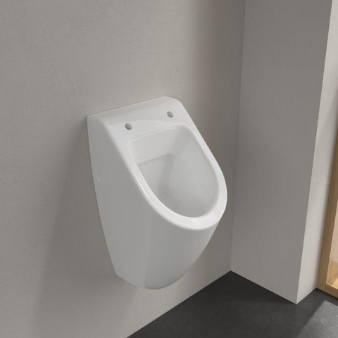 Villeroy & Boch Subway urinoir - 28.5x53.5x31.5cm - voor deksel - White Alpine (glans wit) 0123216