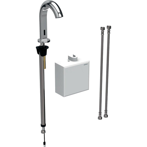 Geberit Piave Robinets électroniques robinet lavabo électronique pour eau froide pour alimentation sur piles chrome SW96770