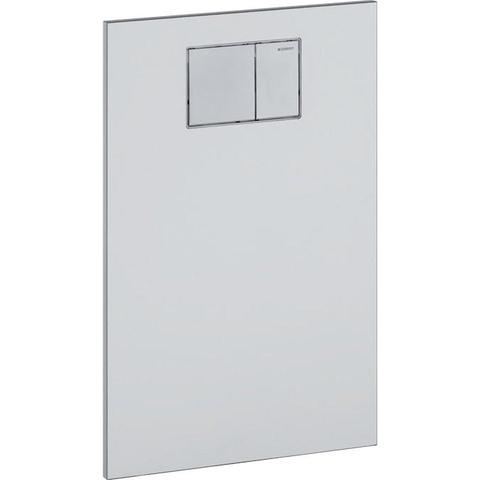 Geberit Duofix UP320 bedieningplaat 2-toets spoeling frontbediening - voor toilet - 38x59cm - wit 0700156