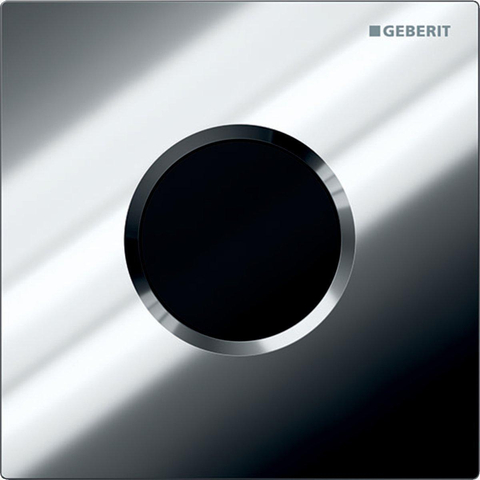 Geberit Sigma 01 Commande urinoir électronique infrarouge 13x13cm encastrable chrome brillant 0700534