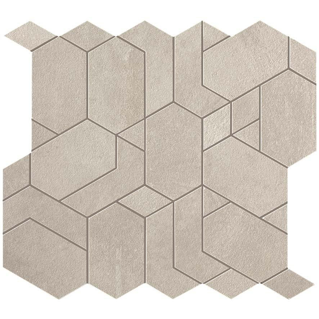 Atlas Concorde Boost Mozaiektegel - 30x35cm - 9mm - gerectificeerd - Porcellanato - White (Wit) 1664693