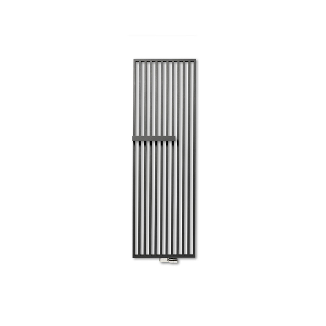 Vasco Arche radiator 470x1800mm as=1188 1050w RAL9005 zwart 111190470180011889005-0000