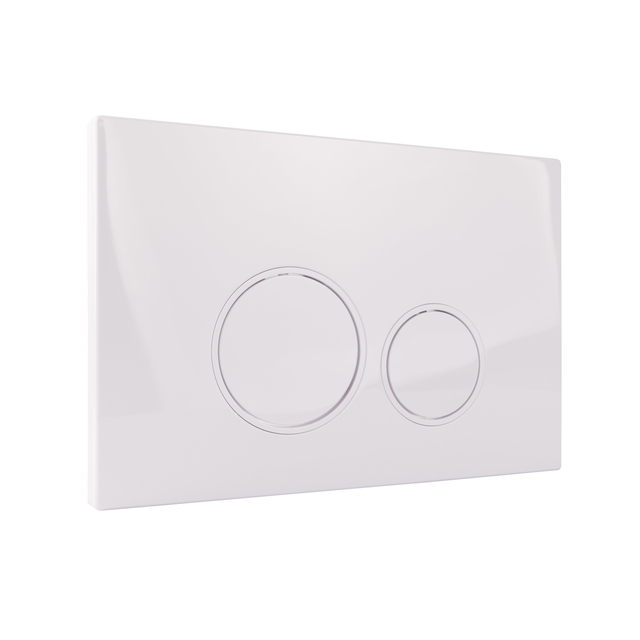 Starbluedisc Doppio bedieningsplaat voor Geberit UP100/UP320/UP720 reservoir wit 415.161.615