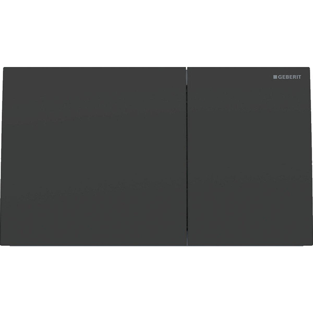 Geberit Sigma70 bedieningsplaat - 2-toets spoeling - rechthoekige knoppen - rvs matzwart 115.622.14.1