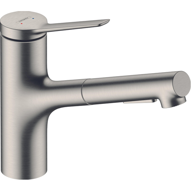 Hansgrohe Zesis keukenkraan 150 2jet sbox stainless steel finish 74821800