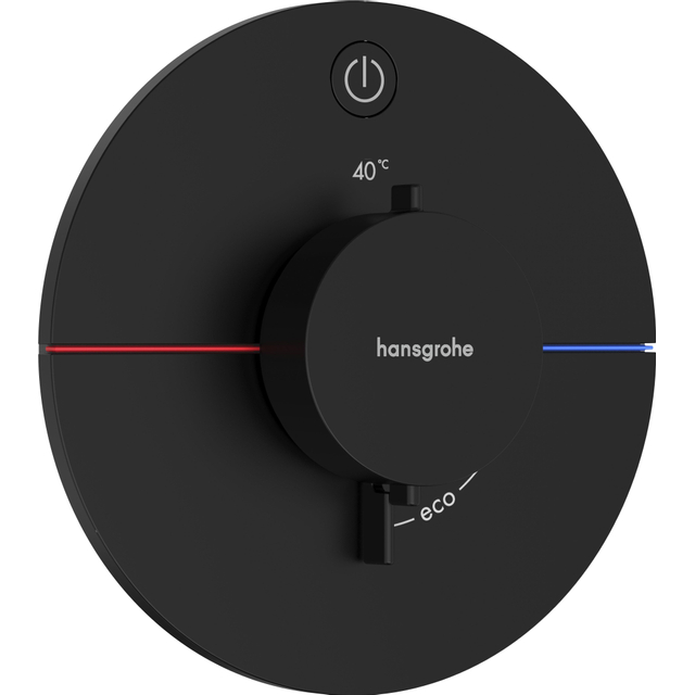 Hansgrohe Showerselect Comfort S thermostaat inbouw voor 1 functie matzwart 15553670