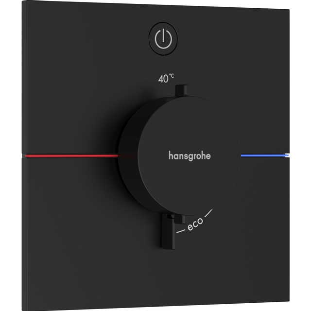 Hansgrohe Showerselect Comfort E thermostaat inbouw voor 1 functie matzwart 15571670