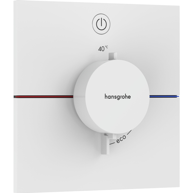 Hansgrohe Showerselect Comfort E thermostaat inbouw voor 1 functie matwit 15571700