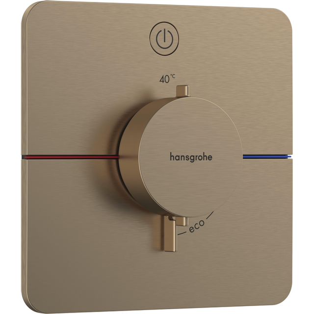 Hansgrohe Showerselect Comfort Q thermostaat inbouw voor 1 functie brushed bronze 15581140