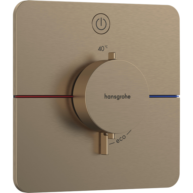 Hansgrohe Showerselect thermostaat inbouw voor 1 functie brushed bronze 15581140