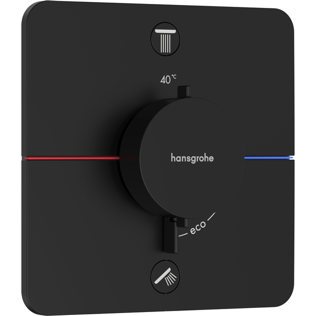Hansgrohe Showerselect Comfort Q thermostaat inbouw voor 2 functies matzwart 15586670