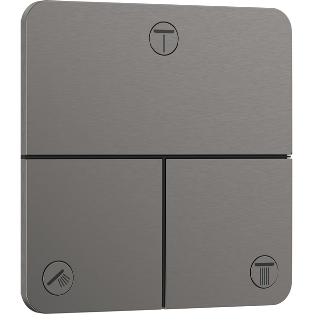 Hansgrohe ShowerSelect Comfort Q Douchemengkraan inbouw voor 3 functies brushed black chrome 15587340