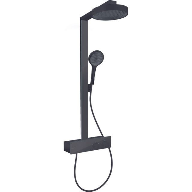Hansgrohe Rainfinity showerpipe 250 1jet showertablet 350 matzwart 28742670