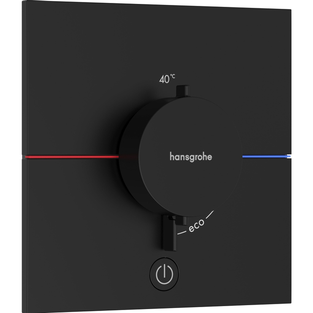 Hansgrohe Showerselect Comfort E thermostaat inbouw 1 functie highflow matzwart 15575670