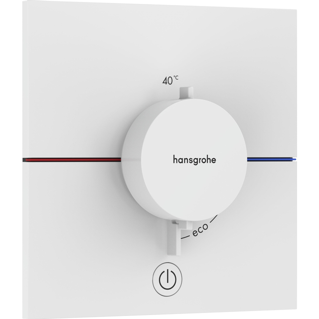 Hansgrohe Showerselect Comfort E thermostaat inbouw 1 functie highflow matwit 15575700