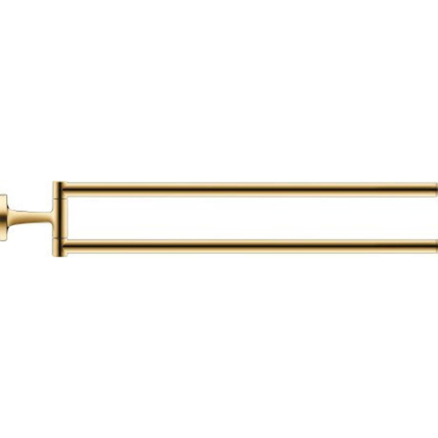 Duravit Starck T Handdoekhouder 2 stangen 46.5cm draaibaar goud gepolijst 0099413400